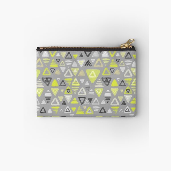 Item preview, Summer Yellow Triangles on Grey designed and sold by micklyn.