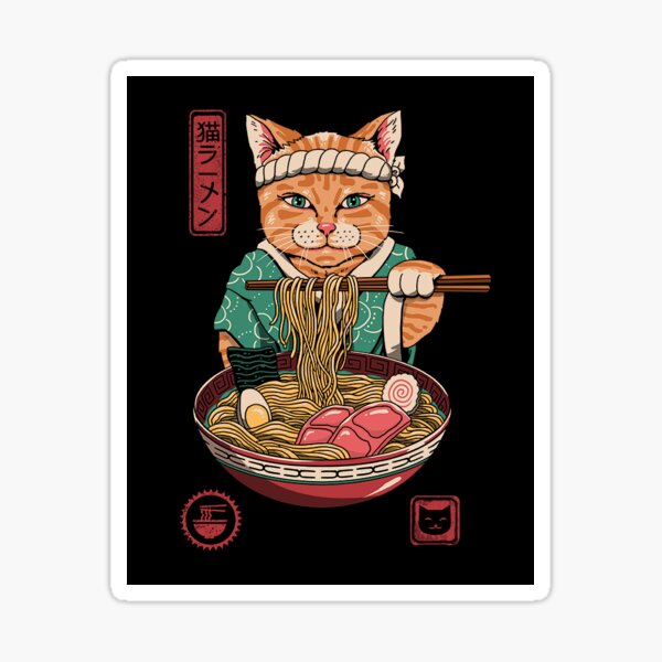 Neko Ramen Sticker