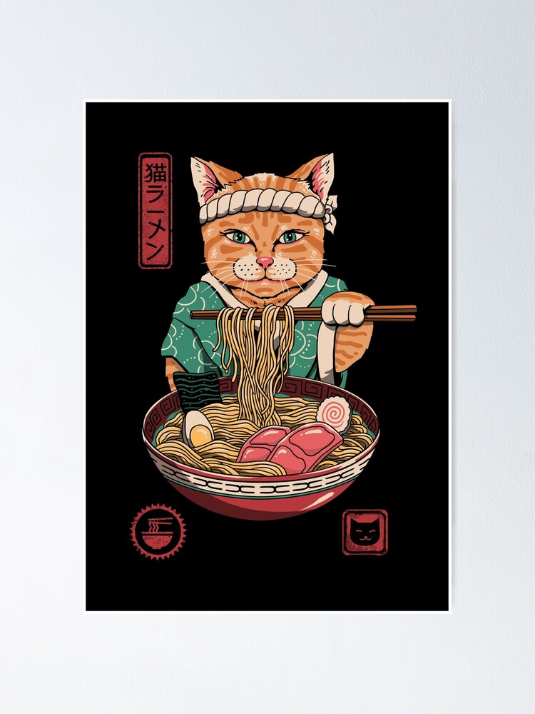 Alternate view of Neko Ramen Poster