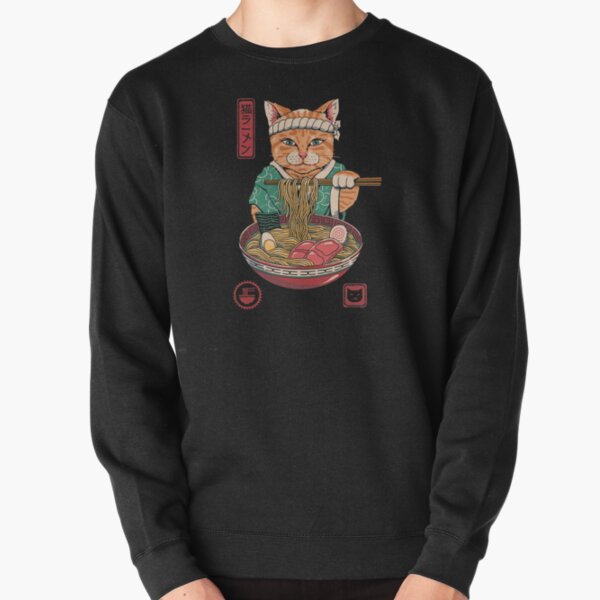 Neko Ramen Pullover Sweatshirt