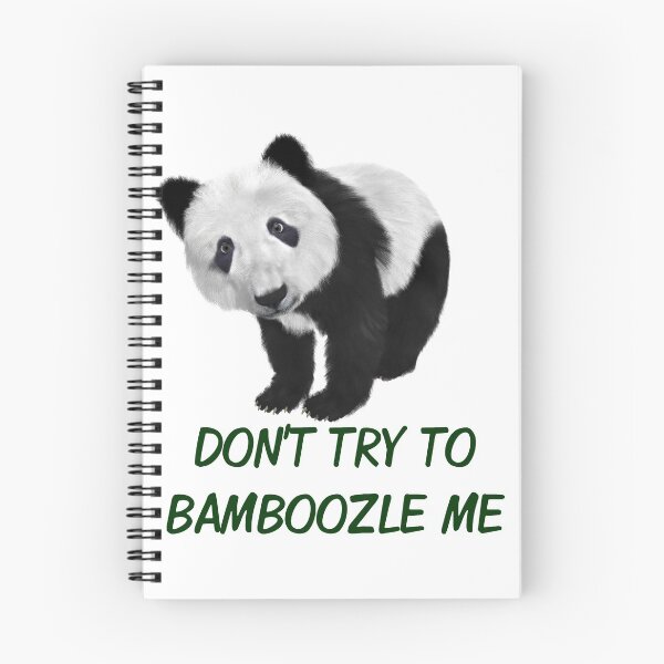 Item preview, Don't Try To Bamboozle Me Panda Puns designed and sold by ravishdesigns.