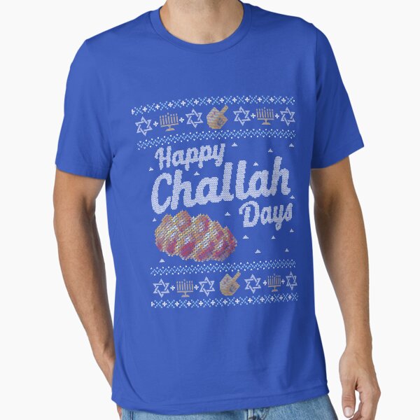 Item preview, Funny Ugly Hanukkah Sweater, Happy Challah Days  designed and sold by HolidayWeek.