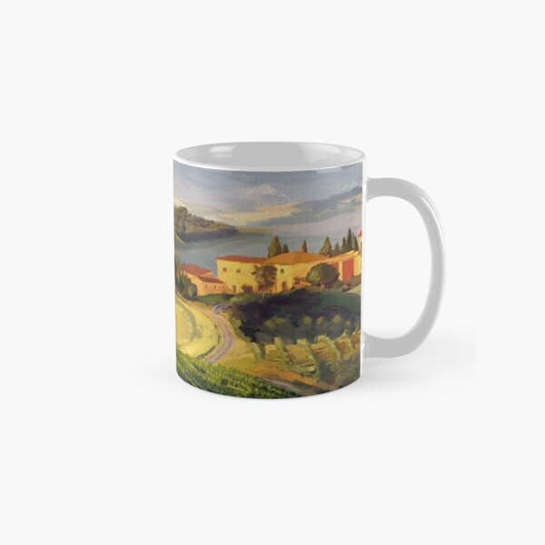Art Scenery Farm Fields Classic Mug