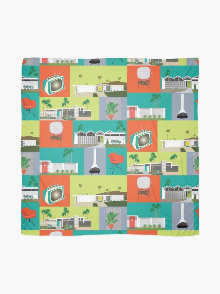 Alternate view of Mid Century Retro Love Scarf