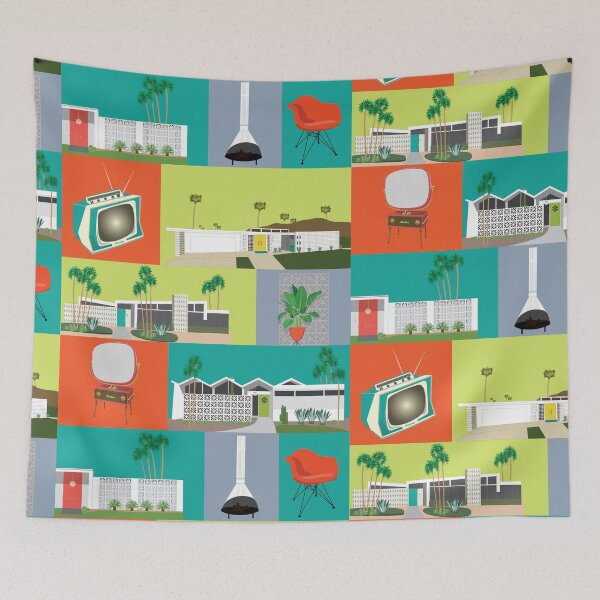 Item preview, Mid Century Retro Love designed and sold by jenbucheli.