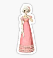 Regency Woman Sticker Sticker