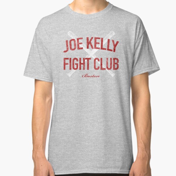 Vintage Distressed Red Tee Joe Kelly Fight Club Shirt for Boston Fans Classic T-Shirt
