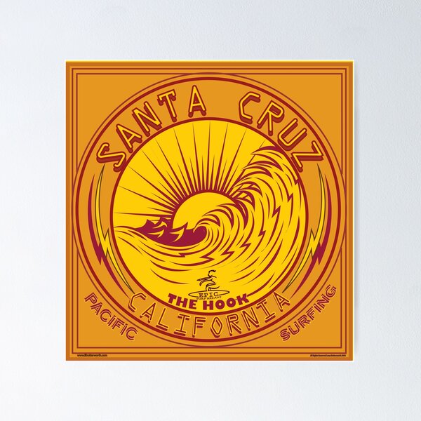 Item preview, SURFING SANTA CRUZ CALIFORNIA designed and sold by Larry Butterworth.