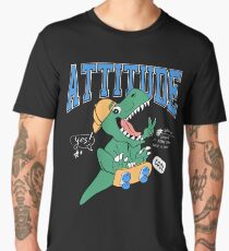 Cool Dinosaur, Attitude Men's Premium T-Shirt