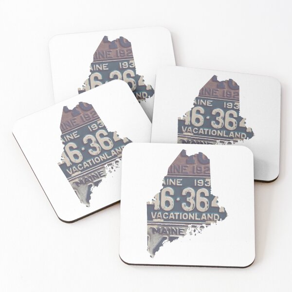 Item preview, Vintage Maine License Plates designed and sold by Maren Misner.