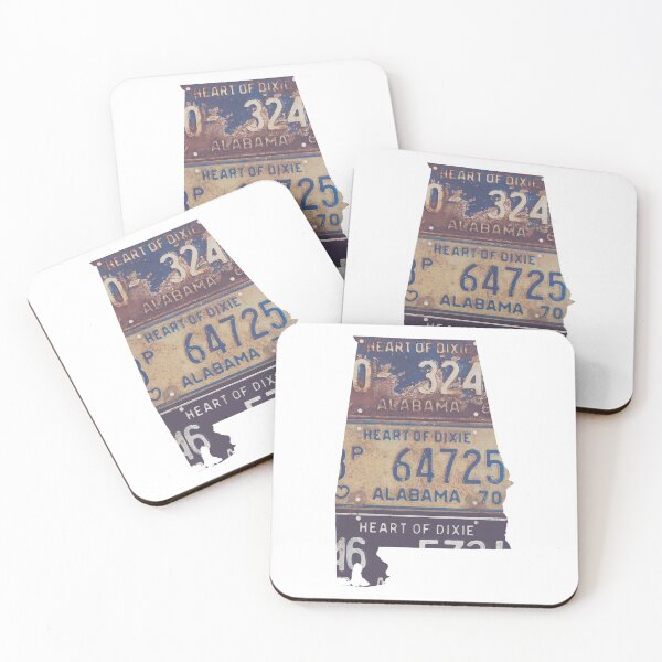 Item preview, Vintage Alabama License Plates designed and sold by Maren Misner.