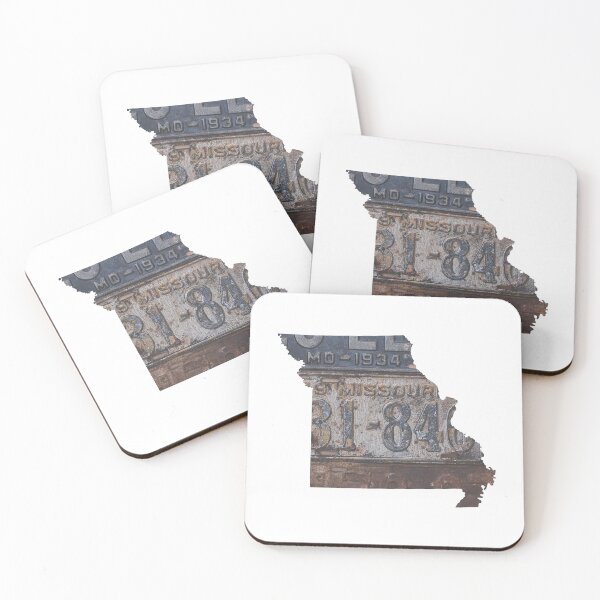 Item preview, Vintage Missouri License Plates designed and sold by Maren Misner.