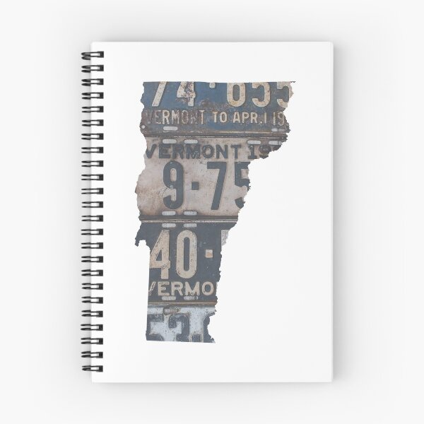 Item preview, Vintage Vermont License Plates designed and sold by Maren Misner.