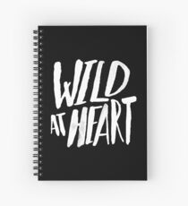Wild at Heart x Black and White Spiral Notebook