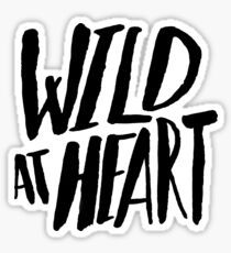 Wild at Heart x Black and White Sticker