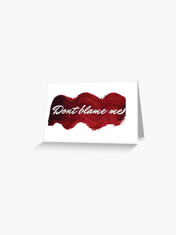 Don't Blame Me- Taylor Swift Sticker for Sale by shufflebysteph