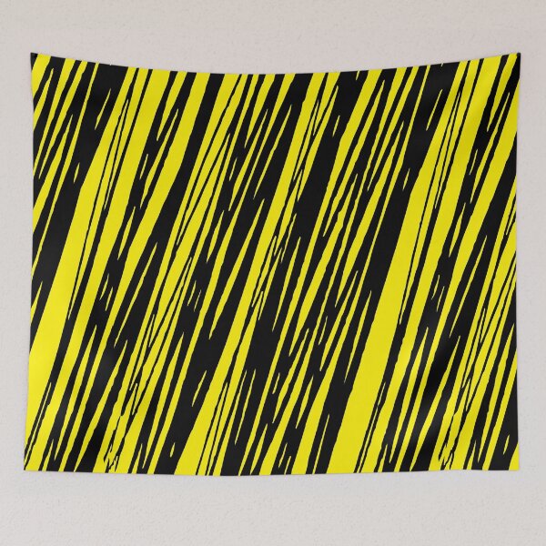Item preview, Black lines on a yellow background pattern designed and sold by Kirill Berbetch.