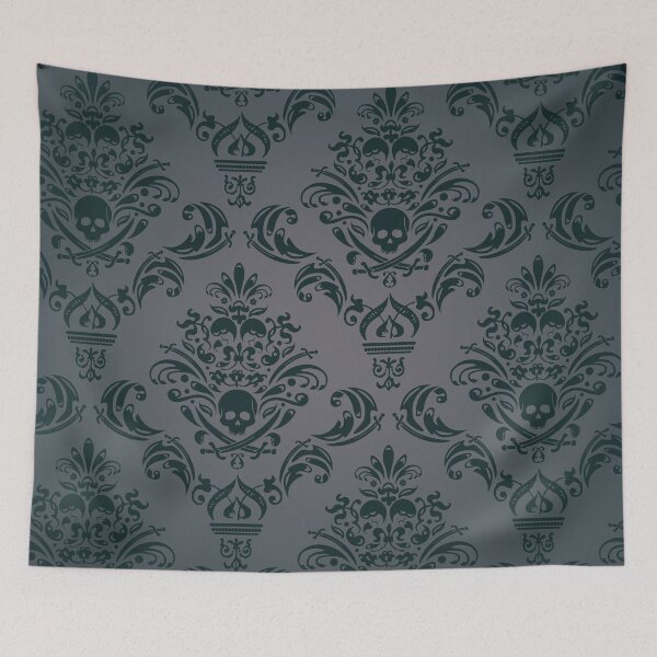 Item preview, Pirate's Life Midnight Damask Pattern designed and sold by pirateslife.