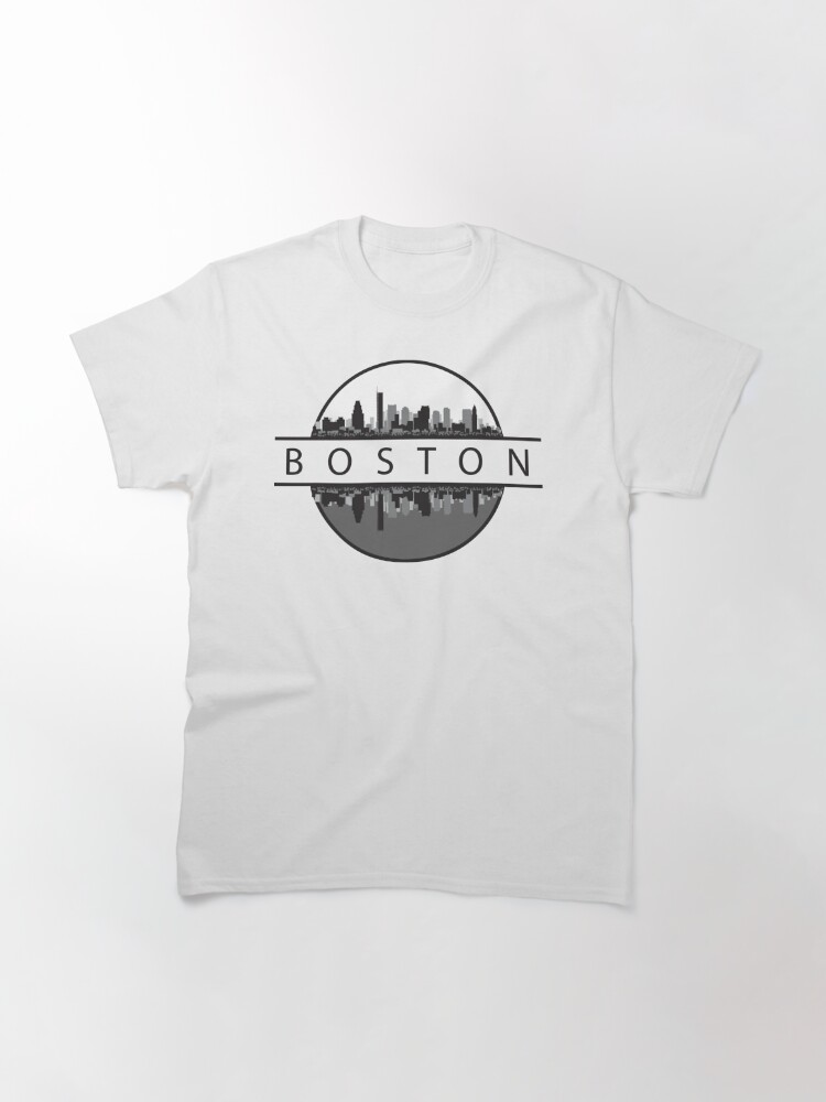 Discover Boston Massachusetts Skyline Classic T-Shirt