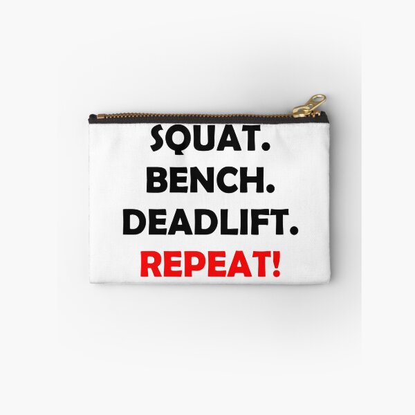 Item preview, Squat. Bench. Deadlift. Repeat! Black designed and sold by Saguiitay.