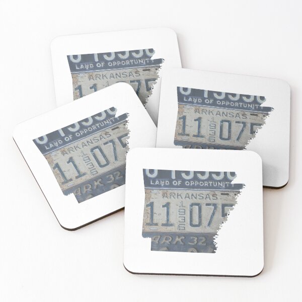 Item preview, Vintage Arkansas License Plates designed and sold by Maren Misner.