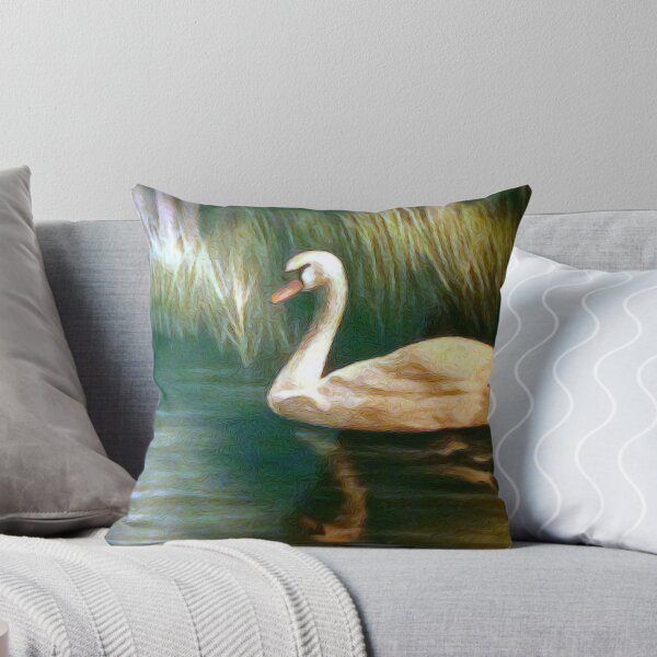 Item preview, Swan painting designed and sold by bloomingvine.