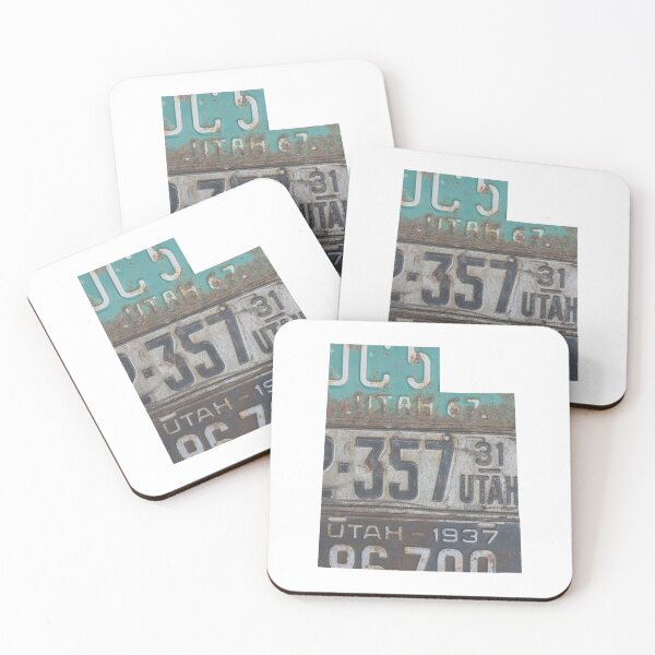 Item preview, Vintage Utah License Plates designed and sold by Maren Misner.