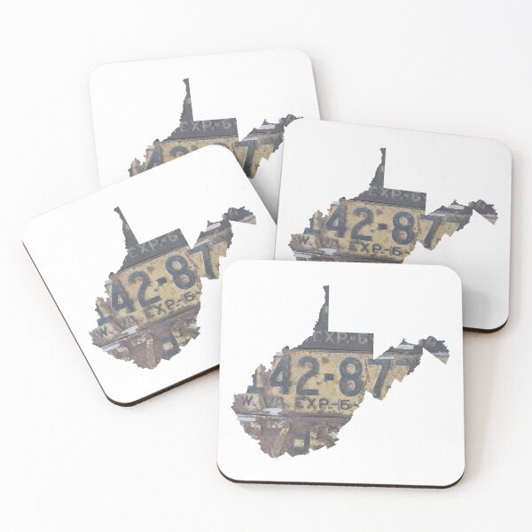 Item preview, Vintage West Virginia License Plates designed and sold by Maren Misner.