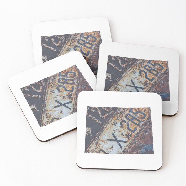 Item preview, Vintage Wyoming License Plates designed and sold by Maren Misner.