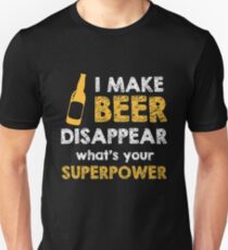 I Make Beer Disappear Slim Fit T-Shirt
