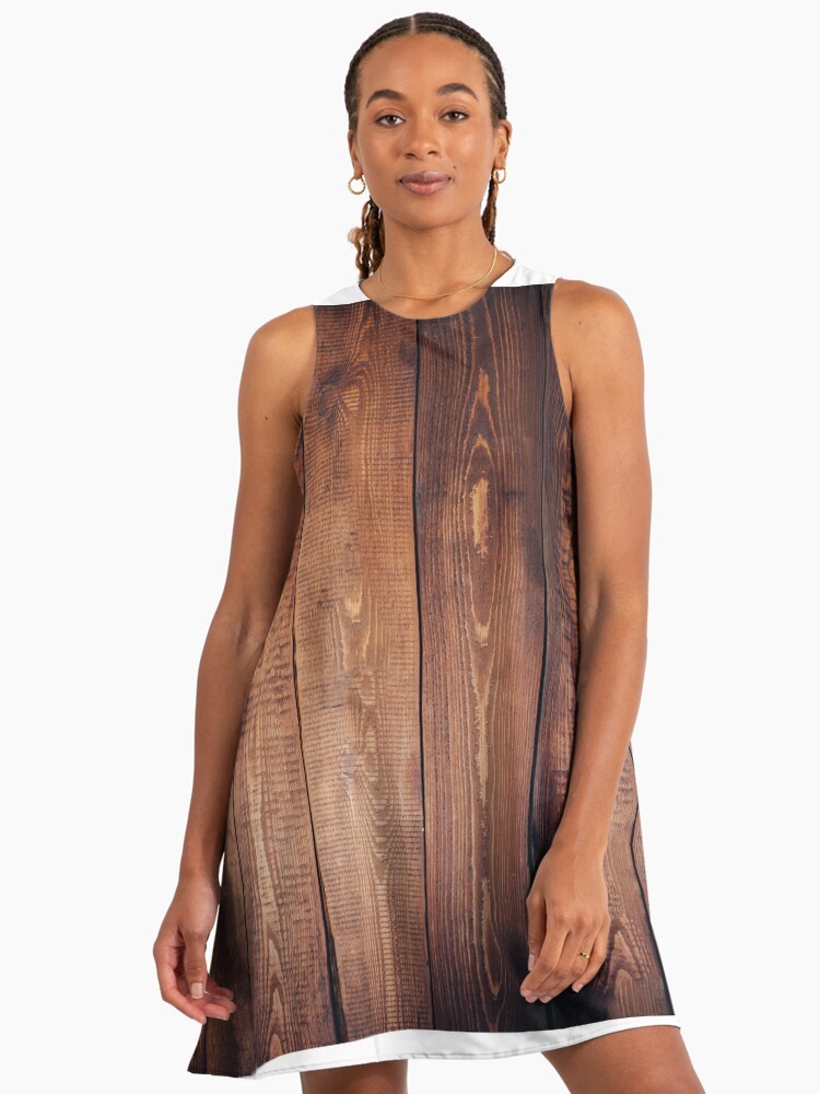 Rustic Wooden Plank Texture" A-Line Dress for Sale by livianasgifts |  Redbubble