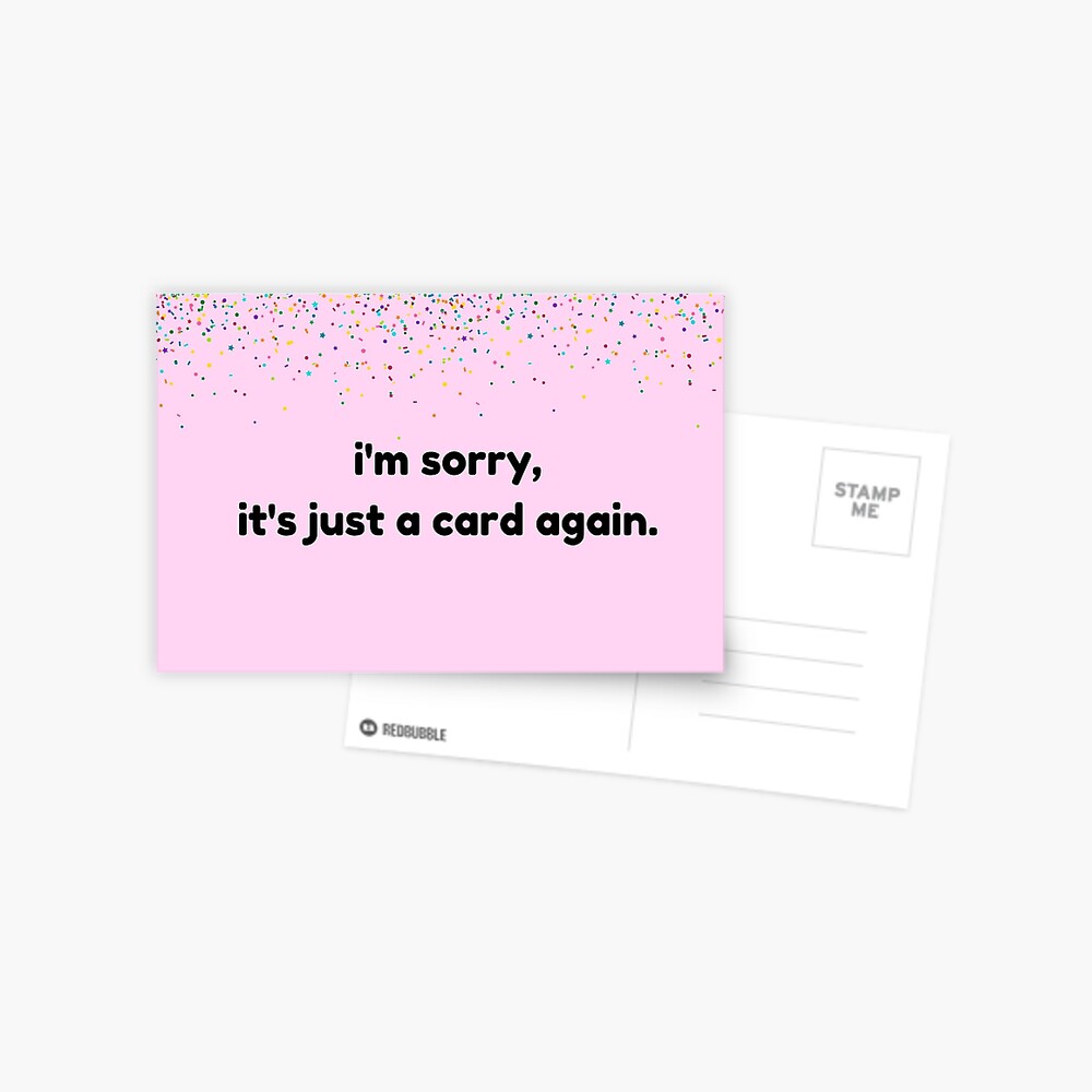 Funny Birthday Card Pink Birthday Card Simple Birthday Card Meme Greeting Cards Greeting Card By Avit1 Redbubble