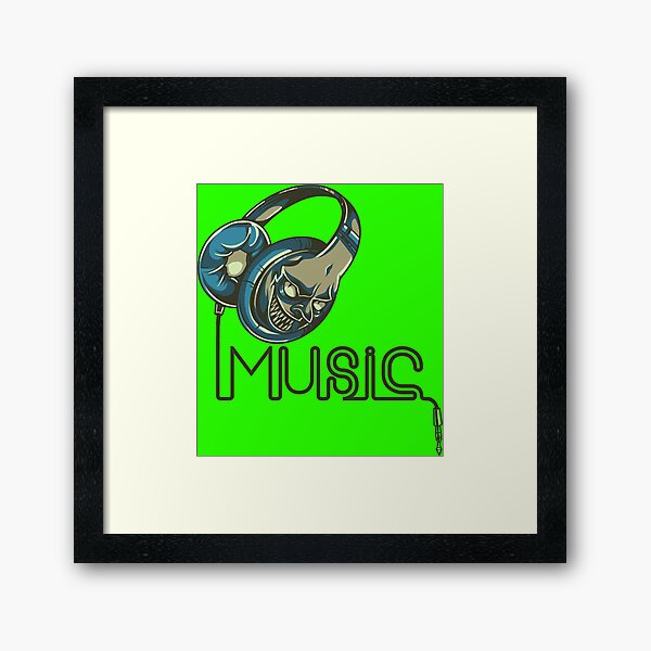 Vista previa del artículo con la obra «Auriculares de musica», diseñado y vendido por DerNerd.