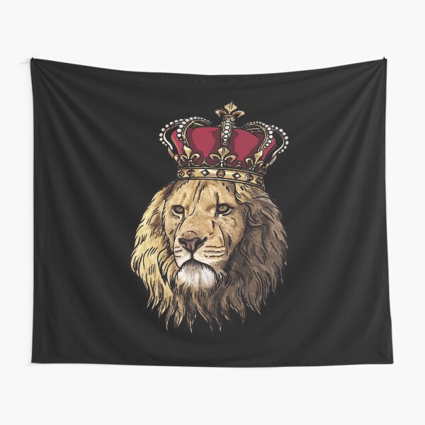 Item preview, African Lion Wearing Crown designed and sold by Sinjy.