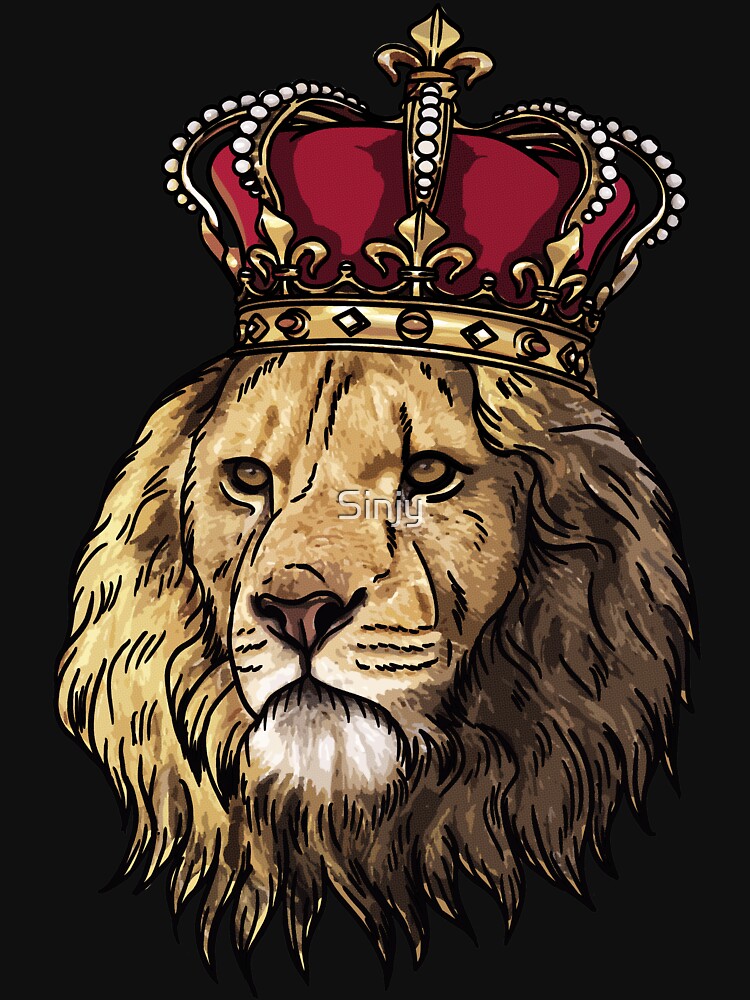 lion crown t shirt