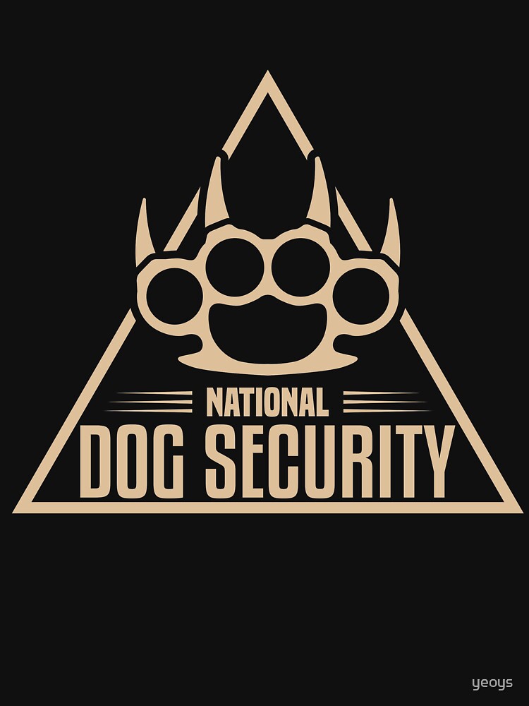 Thumbnail 7 von 7, Essential T-Shirt, National Dog Security - Funny Security Gift designt und verkauft von yeoys.