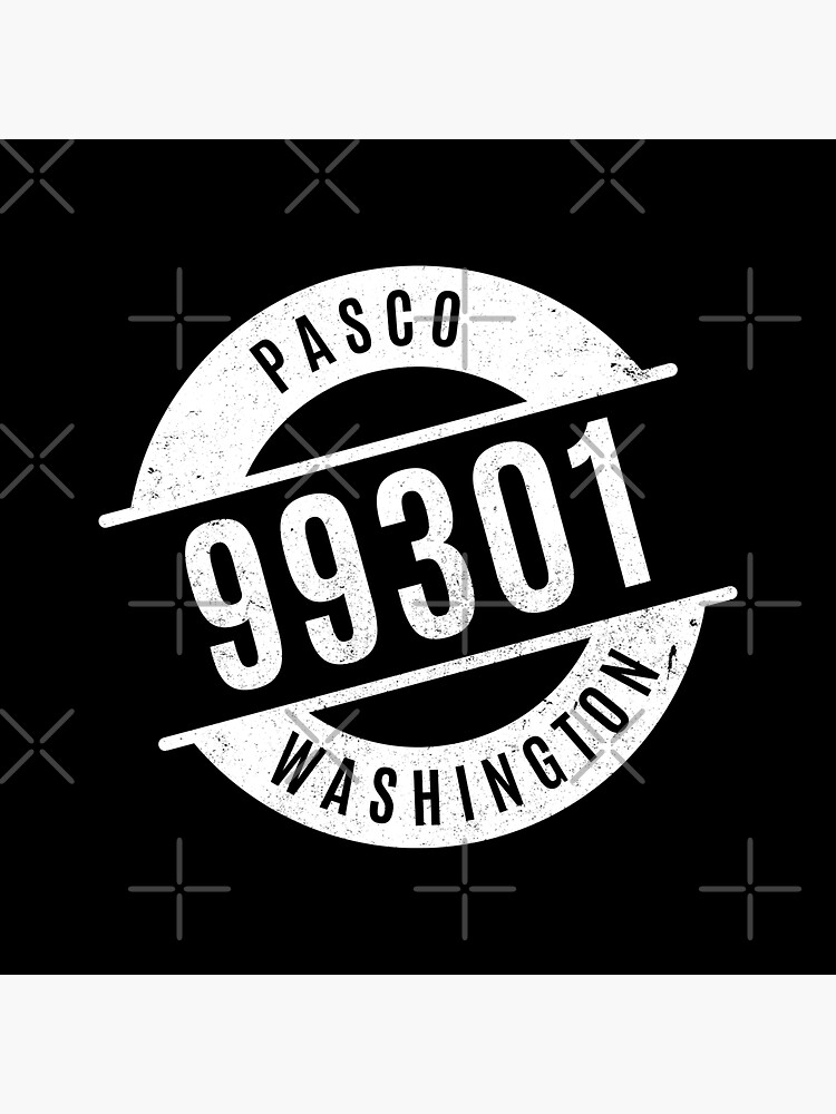 "Pasco Washington 99301 Zip Code" Sticker for Sale by creativecurly
