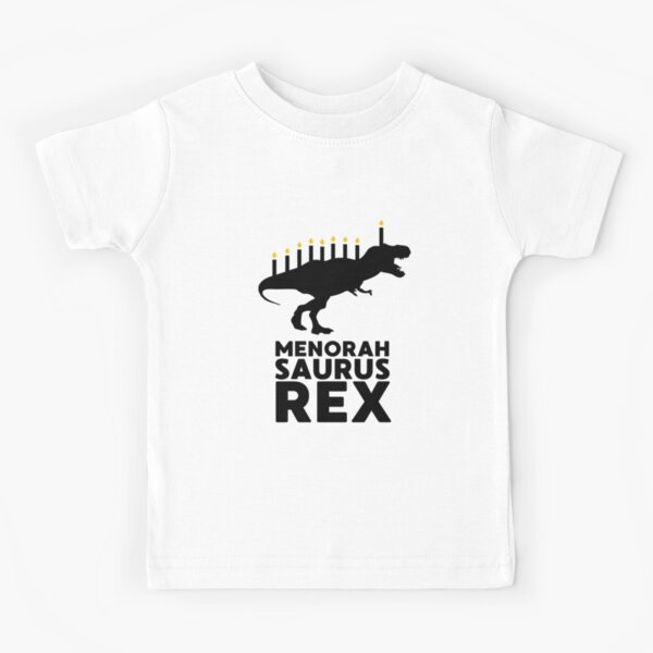 Item preview, Funny Hanukkah Shirt Dinosaur Stegosaurus Dino Menorah Gift designed and sold by HolidayWeek.