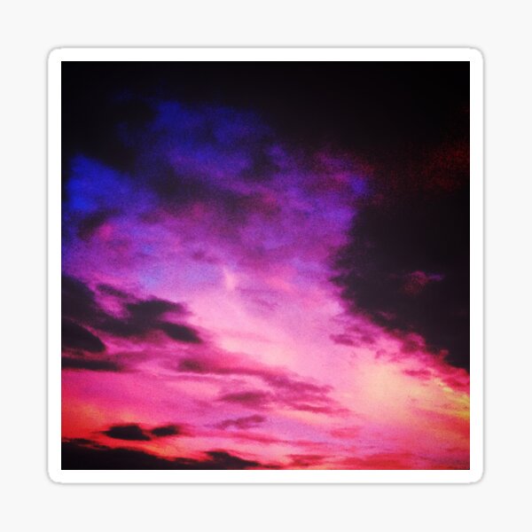 Burning Sunset Sticker