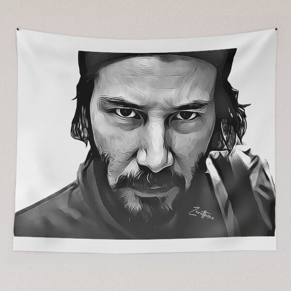 Item preview, Keanu Reeves portrait designed and sold by Zero81.