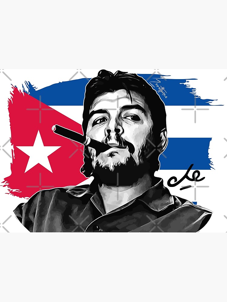 Ernesto Che Guevara in Havanna von Unbekannt: Kunstdruck