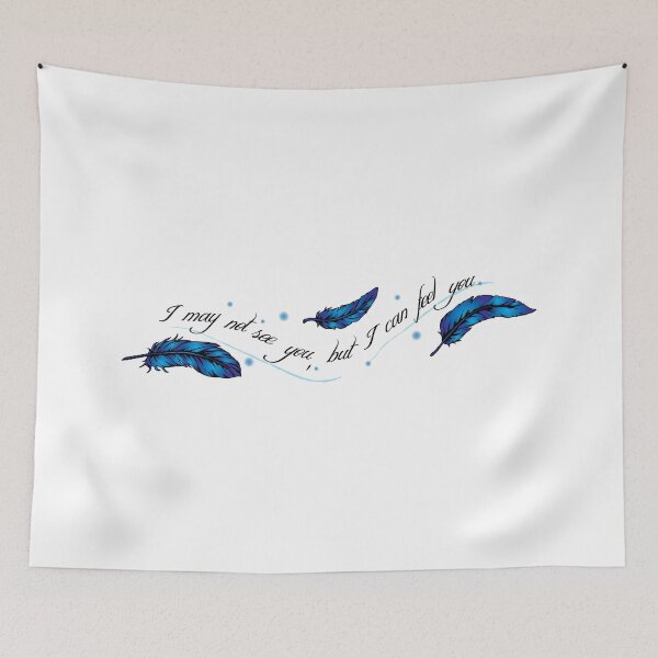 Item preview, I may not see you, but I can feel you designed and sold by AmazingArtMandi.