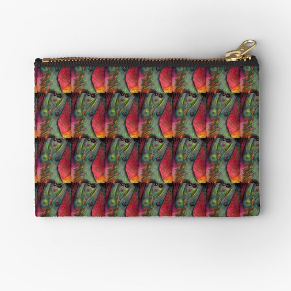 Queen TUT, aka Theory of Universal Totalities, page 8-9 from Everything IS, a visual and philosophical theory of everything Zipper Pouch