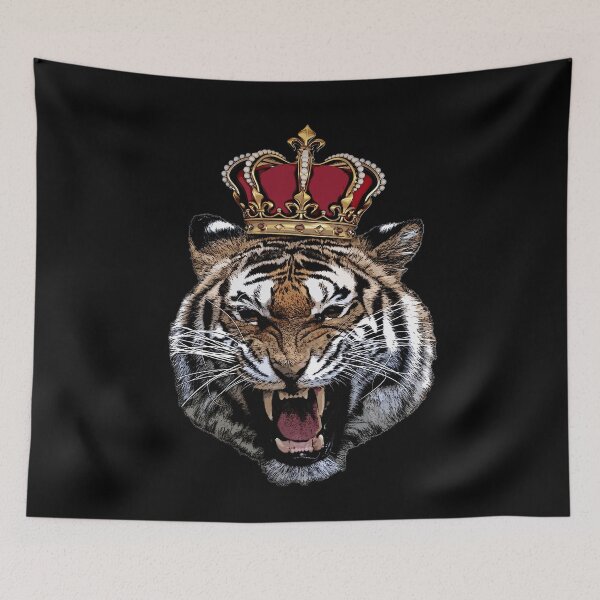 Item preview, Tiger Wearing Crown designed and sold by Sinjy.