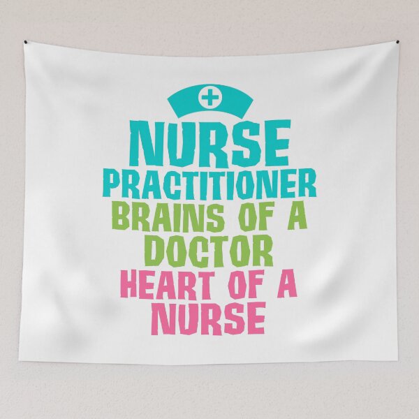Item preview, Nursing - Nurse Practitioner Brains of a Doctor Heart of a Nurse designed and sold by BeUTwo.