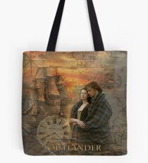 Outlander collage Tote Bag