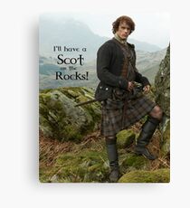 I'll have a Scot on the Rocks! Canvas Print