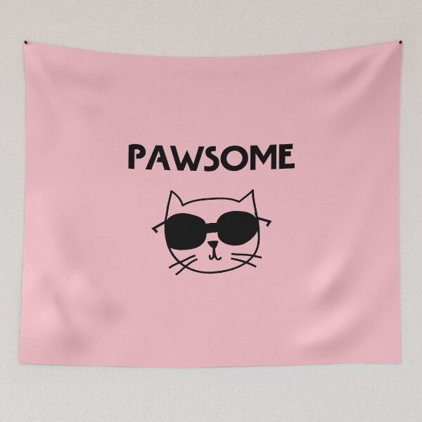 Item preview, Cool Pawsome Awesome Cat with Sunglasses Monotone designed and sold by TinyStarAmerica.