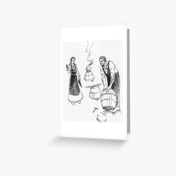 Blacksnake Lutetawin 1 Greeting Card