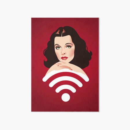 Hedy Wifi Art Board Print